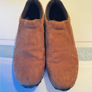 Men's Brown Suede Slip-On Shoes